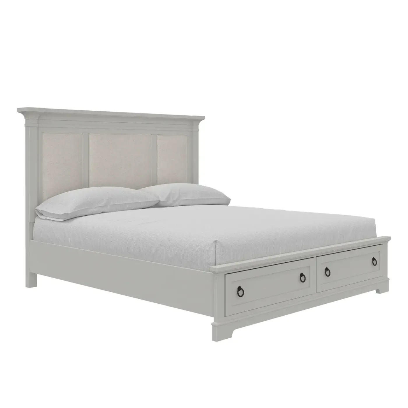 Outlet Newport King Upholstered Storage Bed King Beds