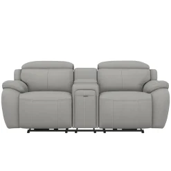 Best Nixon-New! Leather Power Loveseat Loveseats