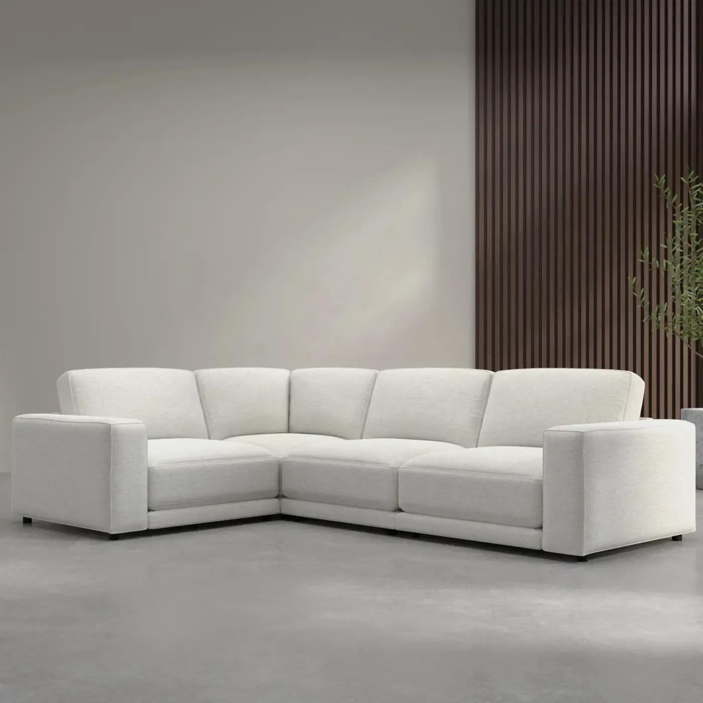 Hot Nomad 4pc Modular Sectional With Crypton Performance Fabric All Premier Items|Sectionals
