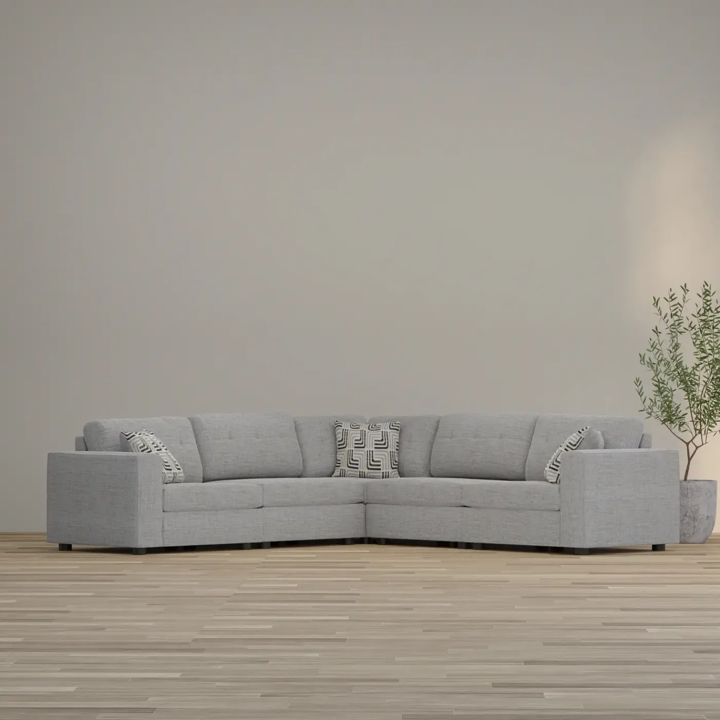 New Options One 5pc Sectional Living Room Sets|Sectionals