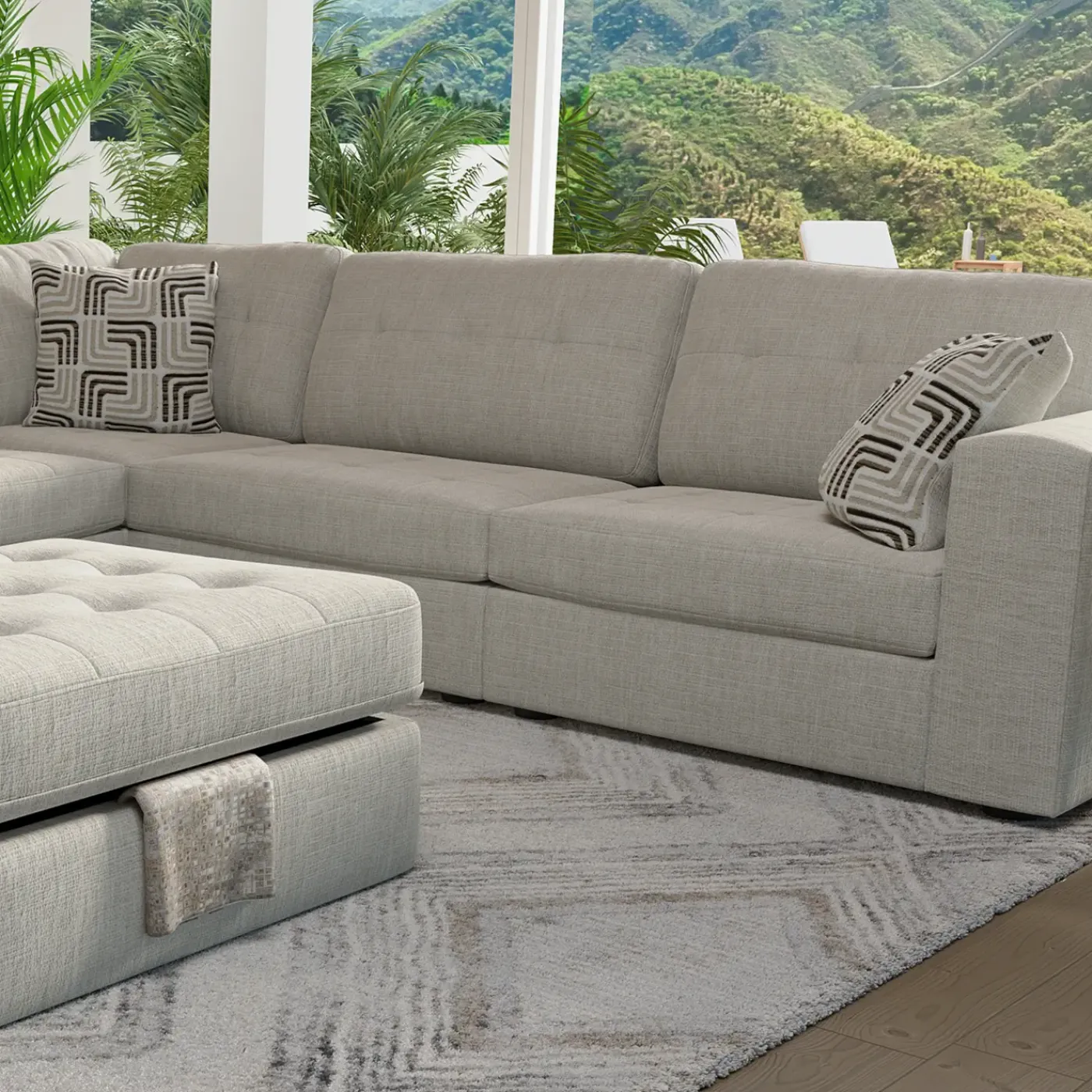 Clearance Options One 6pc Sectional Living Room Sets|Sectionals