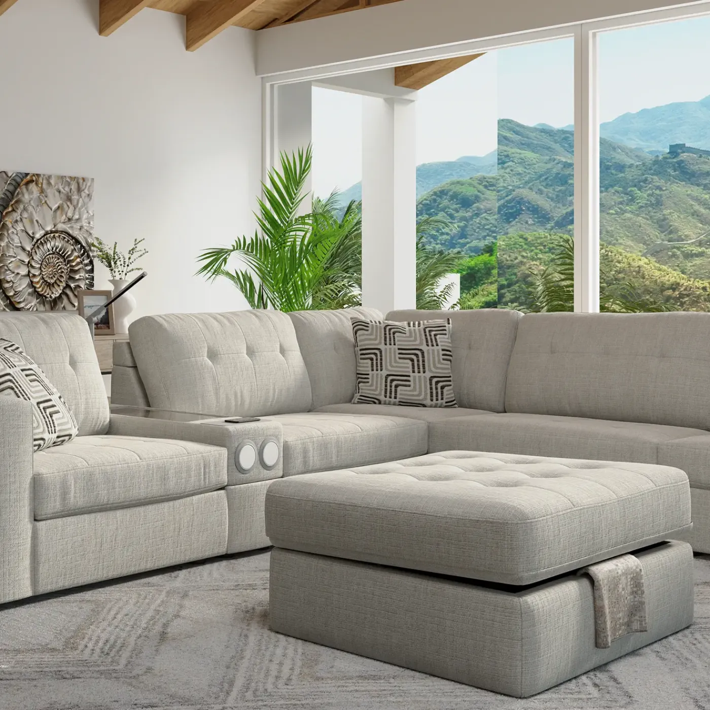 Clearance Options One 6pc Sectional Living Room Sets|Sectionals