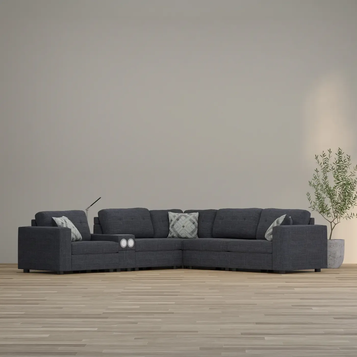 New Options One 6pc Sectional Living Room Sets|Sectionals