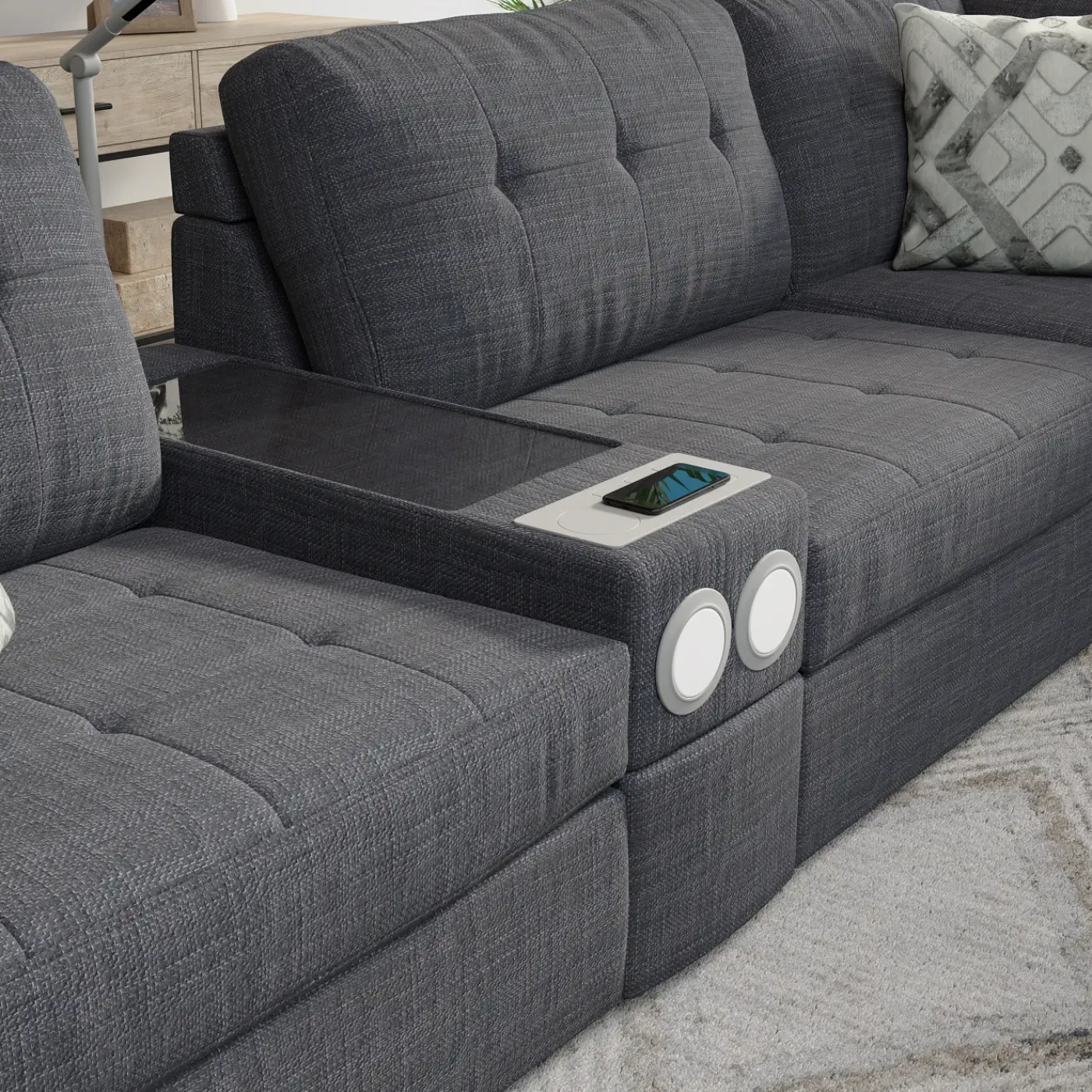 New Options One 6pc Sectional Living Room Sets|Sectionals