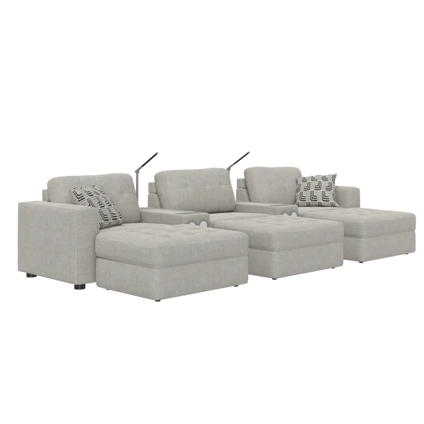 Outlet Options One 8pc Theater package Living Room Sets|Sectionals
