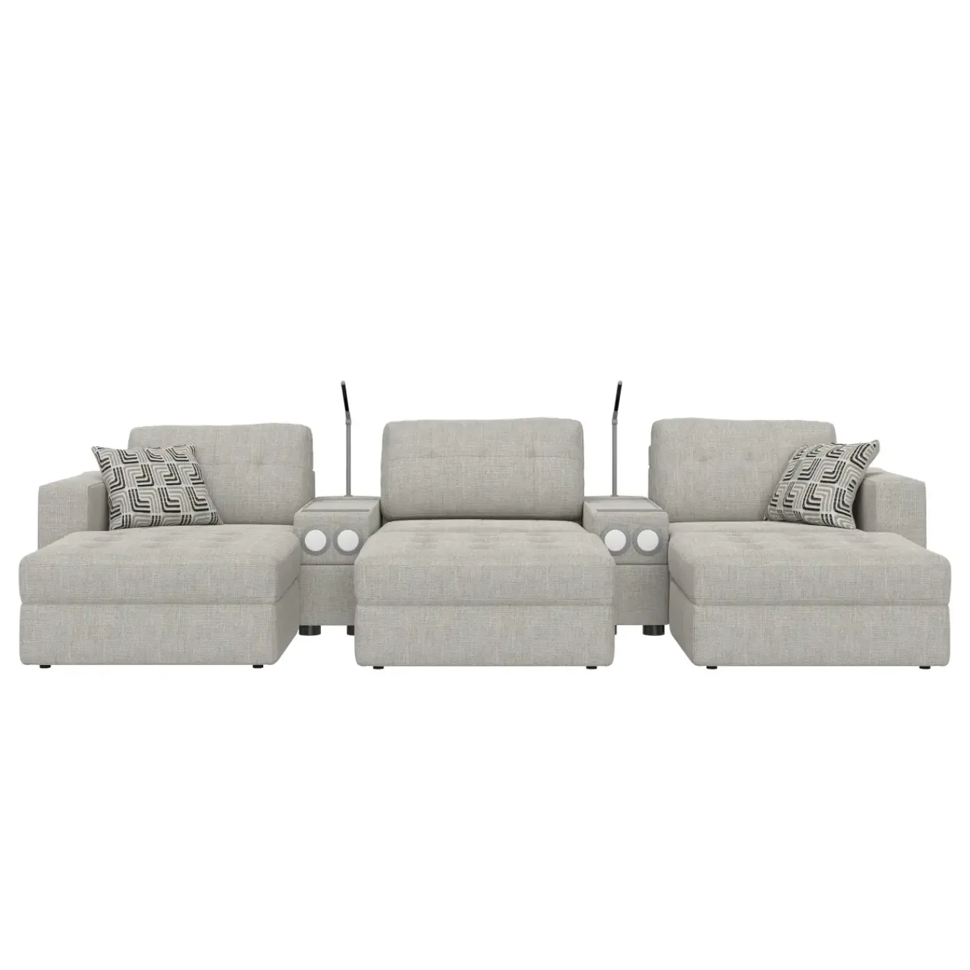 Outlet Options One 8pc Theater package Living Room Sets|Sectionals