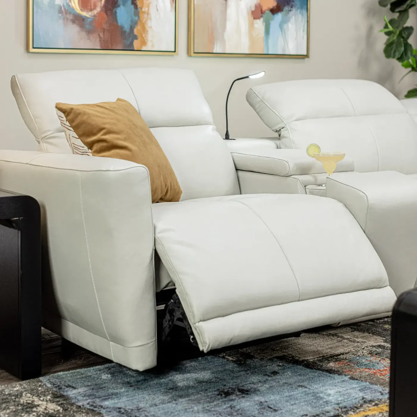 Discount Orion Reclining Leather Living Room Set Living Room Sets|Sectionals