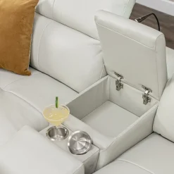 Discount Orion Reclining Leather Living Room Set Living Room Sets|Sectionals