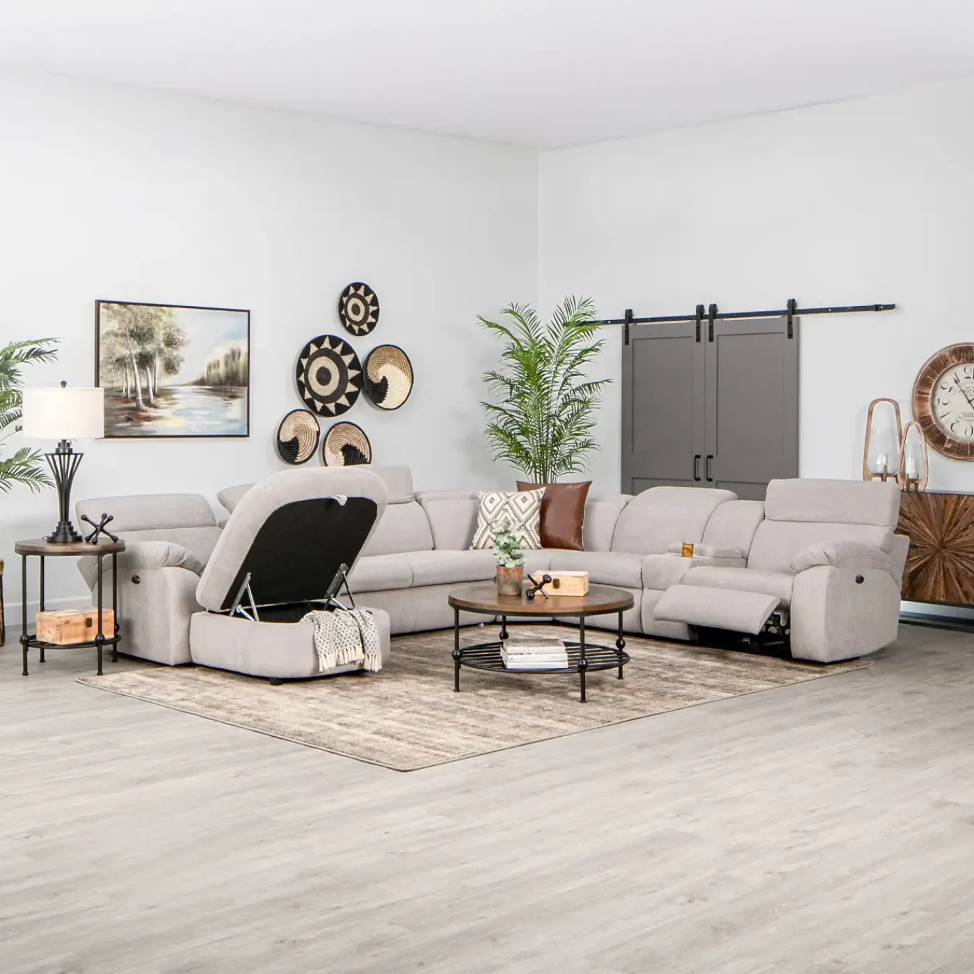 Clearance Paige Sectional Living Room Sets|Sectionals