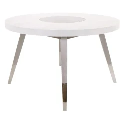 Clearance Paramount White Round Dining Set Dining Room Sets