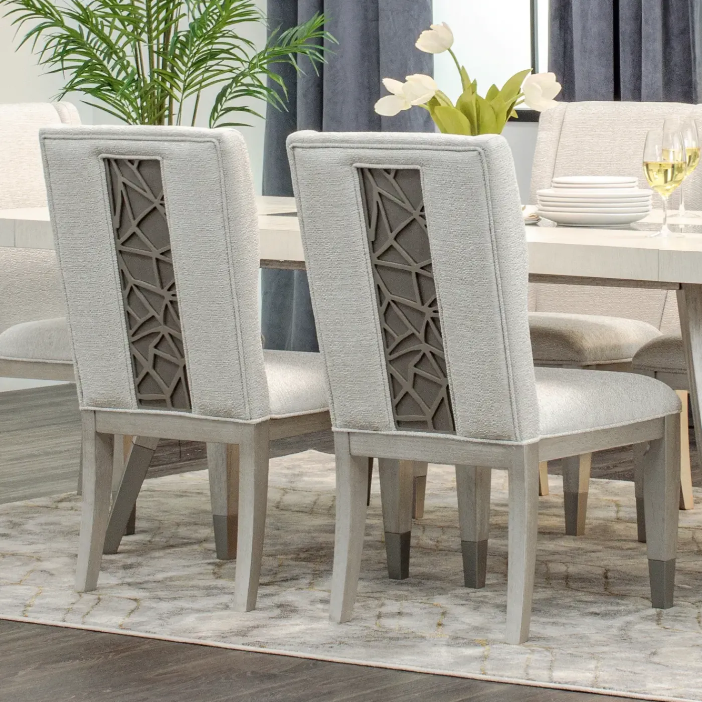 Clearance Paramount White Round Dining Set Dining Room Sets