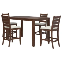 Clearance Paseo 5pc Set: Counter Table & 4 Stools Dining Room Sets