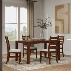 New Paseo 5pc Set: Table & 4 Chairs Dining Room Sets
