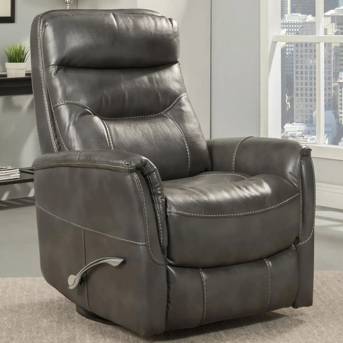 New Peyton Manual Swivel Glider Recliner Recliners