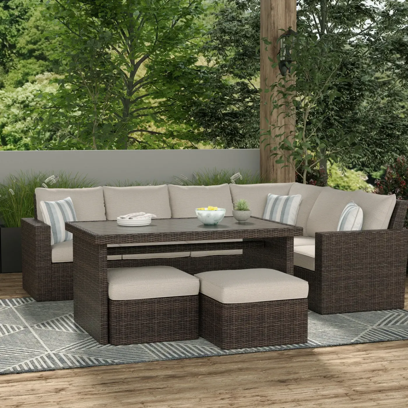 Hot Puerto Nuevo Outdoor Seating Set Outdoor Seating|Outdoor Furniture Sets