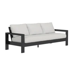 New Queensland 3pc Outdoor Seating Set: Sofa & 2 Rocker Lounge Chairs Outdoor Seating