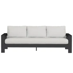 New Queensland 3pc Outdoor Seating Set: Sofa & 2 Rocker Lounge Chairs Outdoor Seating