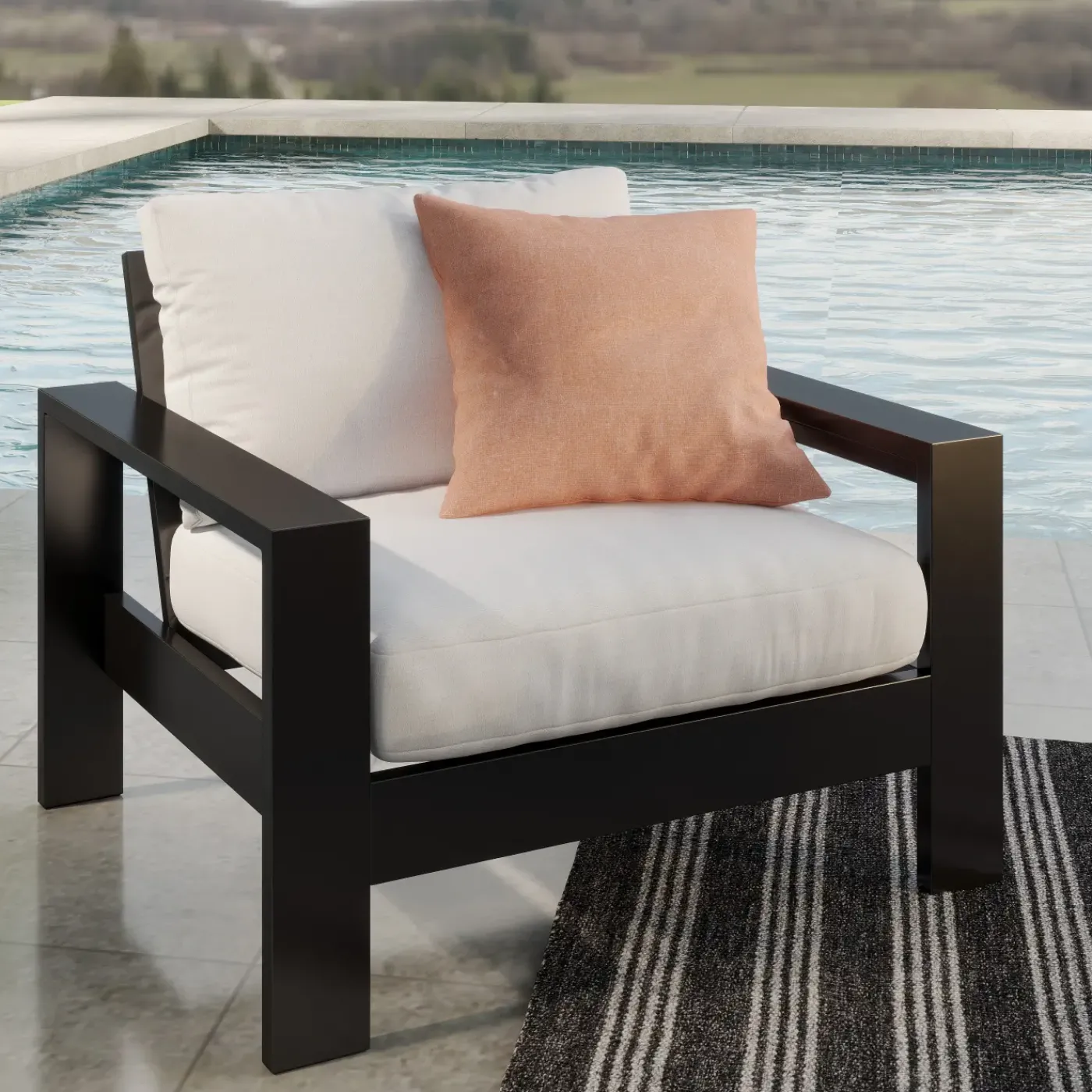 Clearance Queensland Rocker Lounge Chair Outdoor Seating