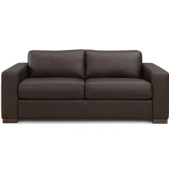 Clearance Quinn Leather Loveseat Loveseats