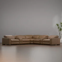 Online Radiance 7pc Power Leather Sectional Reclining Furniture