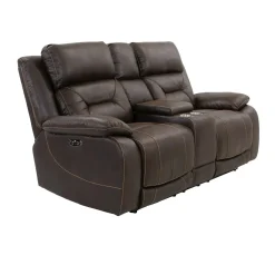Hot Ranger Power Loveseat with Power Headrest Loveseats|Reclining Furniture