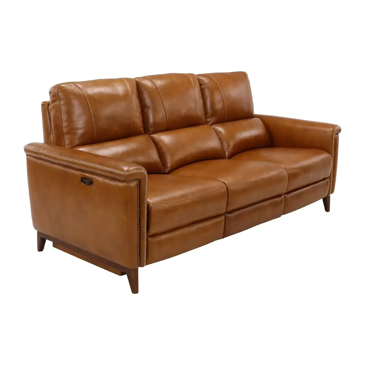 Hot Remy Leather Power Reclining Sofa & Power Reclining Loveseat with Power Headrests Living Room Sets