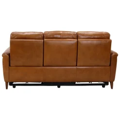 Outlet Remy Leather Power Reclining Sofa with Power Headrests Sofas & Couches|Reclining Furniture