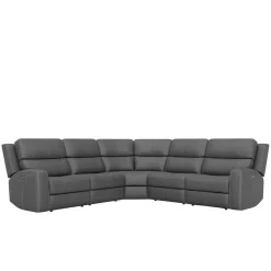 Outlet Riverdale 5pc Leather Sectional Sectionals