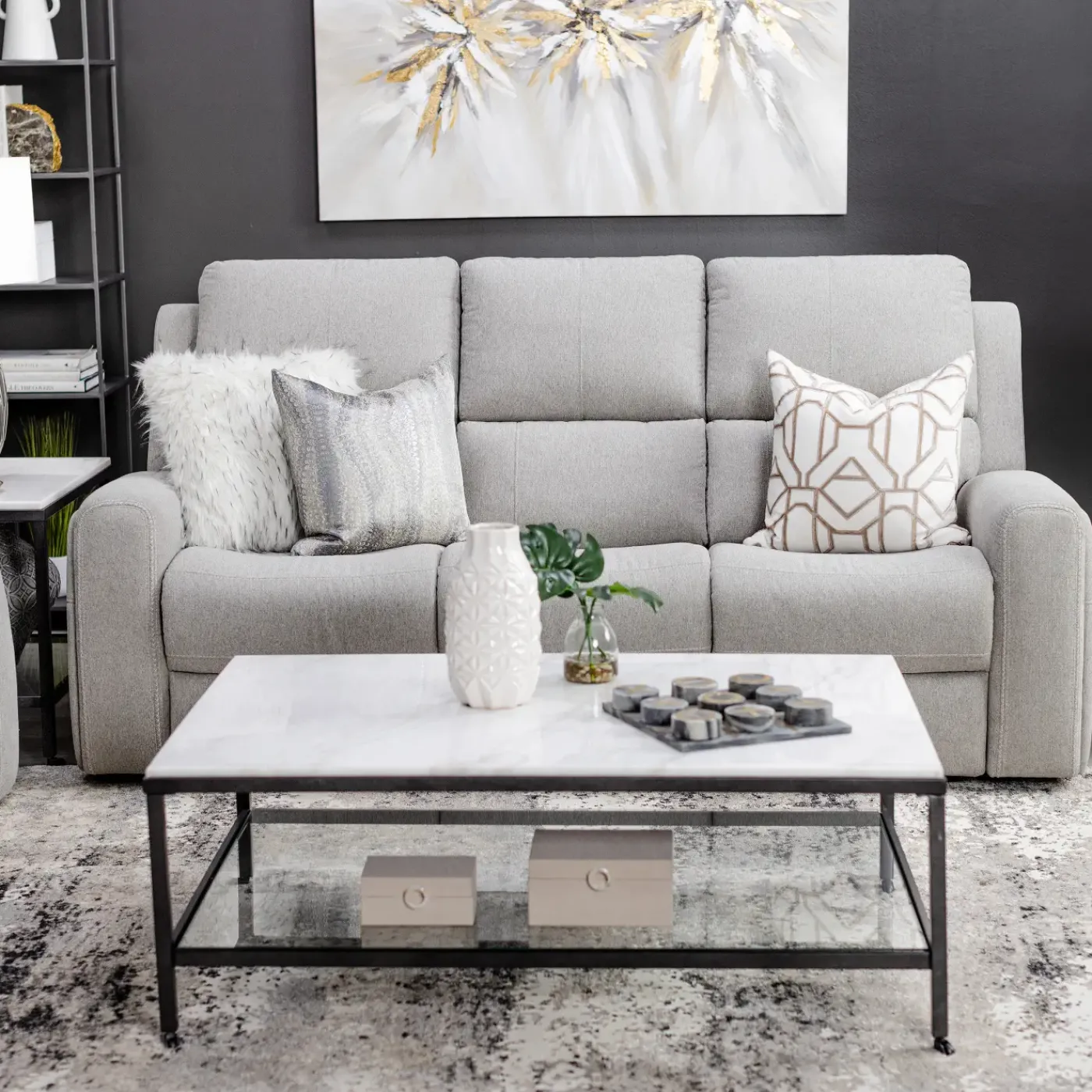 Online Riverdale Zero G Power Reclining Sofa with Power Lumbar Sofas & Couches|Reclining Furniture