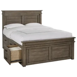 Outlet Rivington California King Captain's Bed, Dresser, Mirror, Nightstand Bedroom Sets