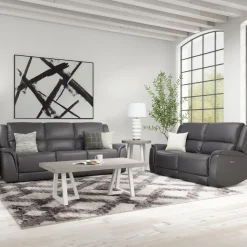 Best Rockwell Buy the Power Reclining Leather Sofa, Get the Power Recliner Free Living Room Sets|Reclining Furniture
