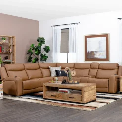 Outlet Ryder Power Reclining Sectional Living Room Sets|Sectionals