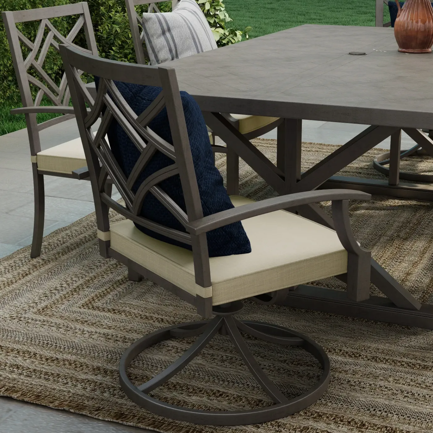 Online Saint Lucia Dining Swivel Chair Outdoor Dining