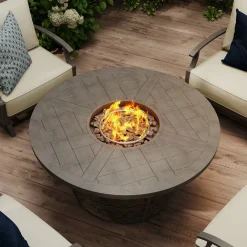 Saint Lucia Fire Chat Set-New! Outdoor Seating