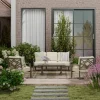Hot Saint Lucia Outdoor Seating Set-New! 3pc Set: Sofa & 2 Club Chairs Outdoor Seating|Outdoor Furniture Sets
