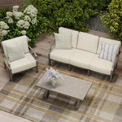 Clearance Saint Lucia 2pc Set: Sofa & Club Chair Outdoor Seating|Outdoor Furniture Sets