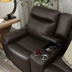 Outlet Saxton Power Loveseat Loveseats