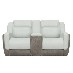 Clearance Scout Tan Reclining Living Room Set Power Reclining Sofa & Loveseat Living Room Sets|Reclining Furniture