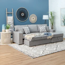 Best Siesta Sofa Chaise with Pop-Up Trundle Sectionals