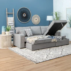 Best Siesta Sofa Chaise with Pop-Up Trundle Sectionals