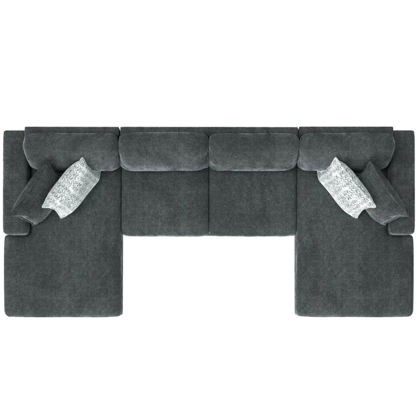 Discount Slumber 3pc Double Storage Chaise Sleeper Sectional Living Room Sets|Sectionals