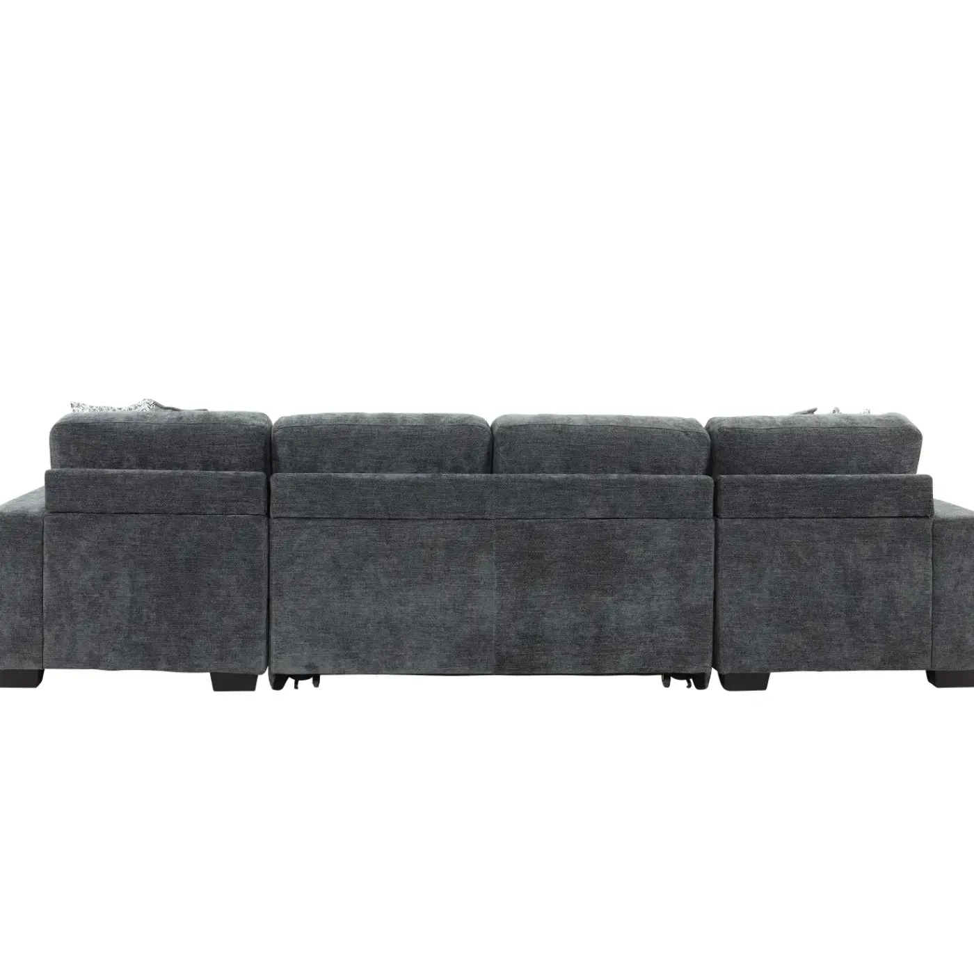 Discount Slumber 3pc Double Storage Chaise Sleeper Sectional Living Room Sets|Sectionals