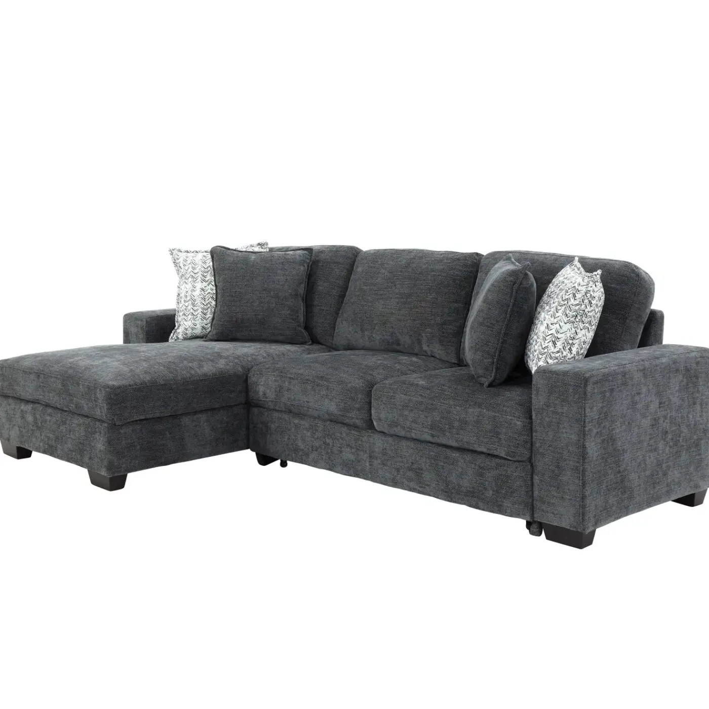 Hot Slumber 2pc Sleeper Sofa with Left Storage Chaise Living Room Sets|Sectionals