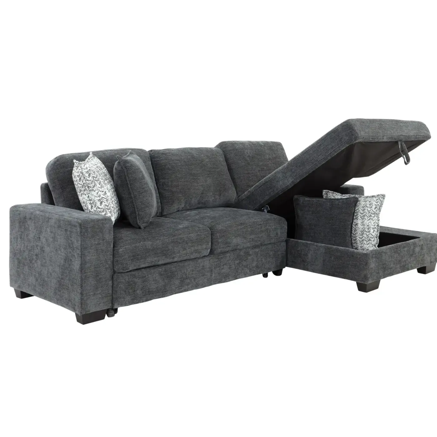 Online Slumber 2pc Sleeper Sofa with Right Storage Chaise Living Room Sets|Sleeper Sofas