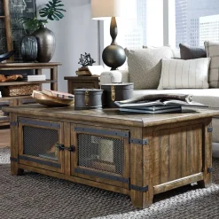 Best Somerset Lift-Top Storage Cocktail With Casters Coffee & Cocktail Tables