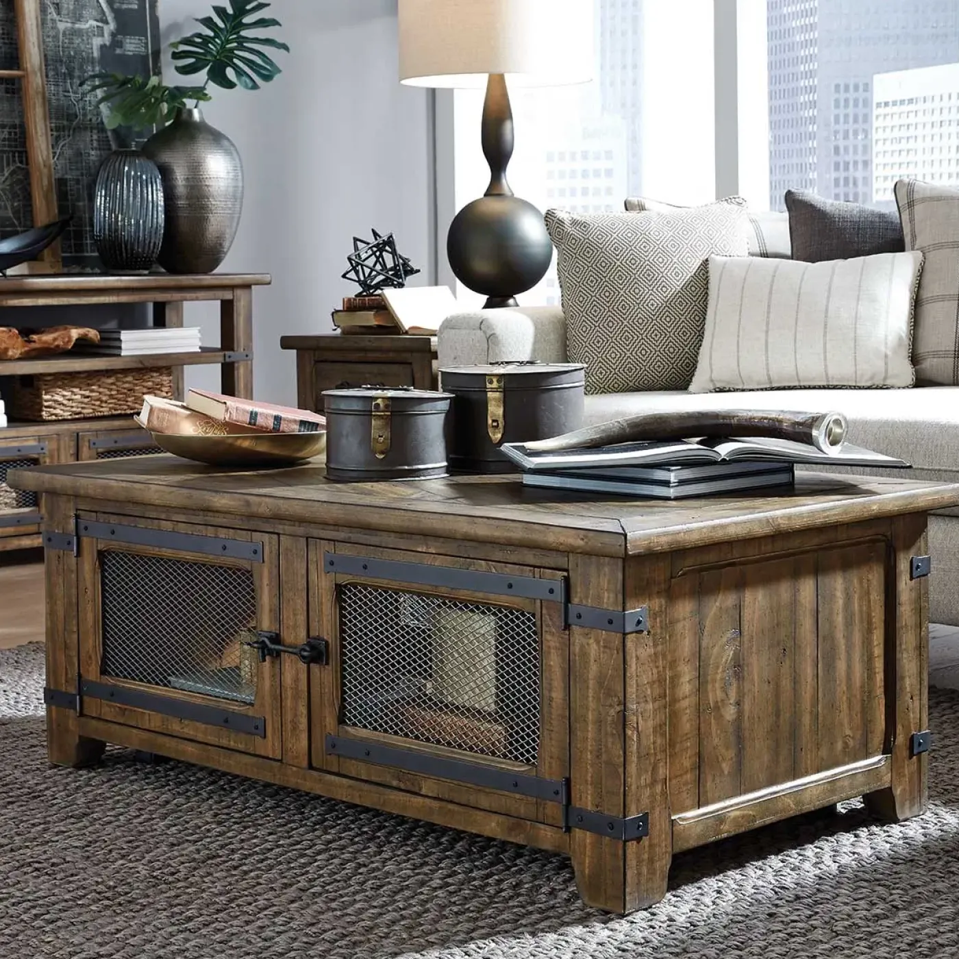 Best Somerset Lift-Top Storage Cocktail With Casters Coffee & Cocktail Tables