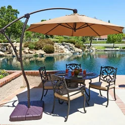 Hot St. Barts 9' Umbrella Outdoor Umbrellas