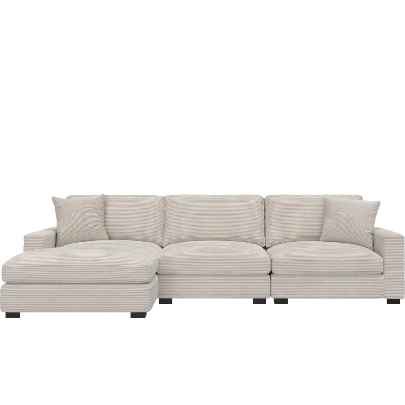 Discount Sydney 3pc Left Chaise Sofa Living Room Sets