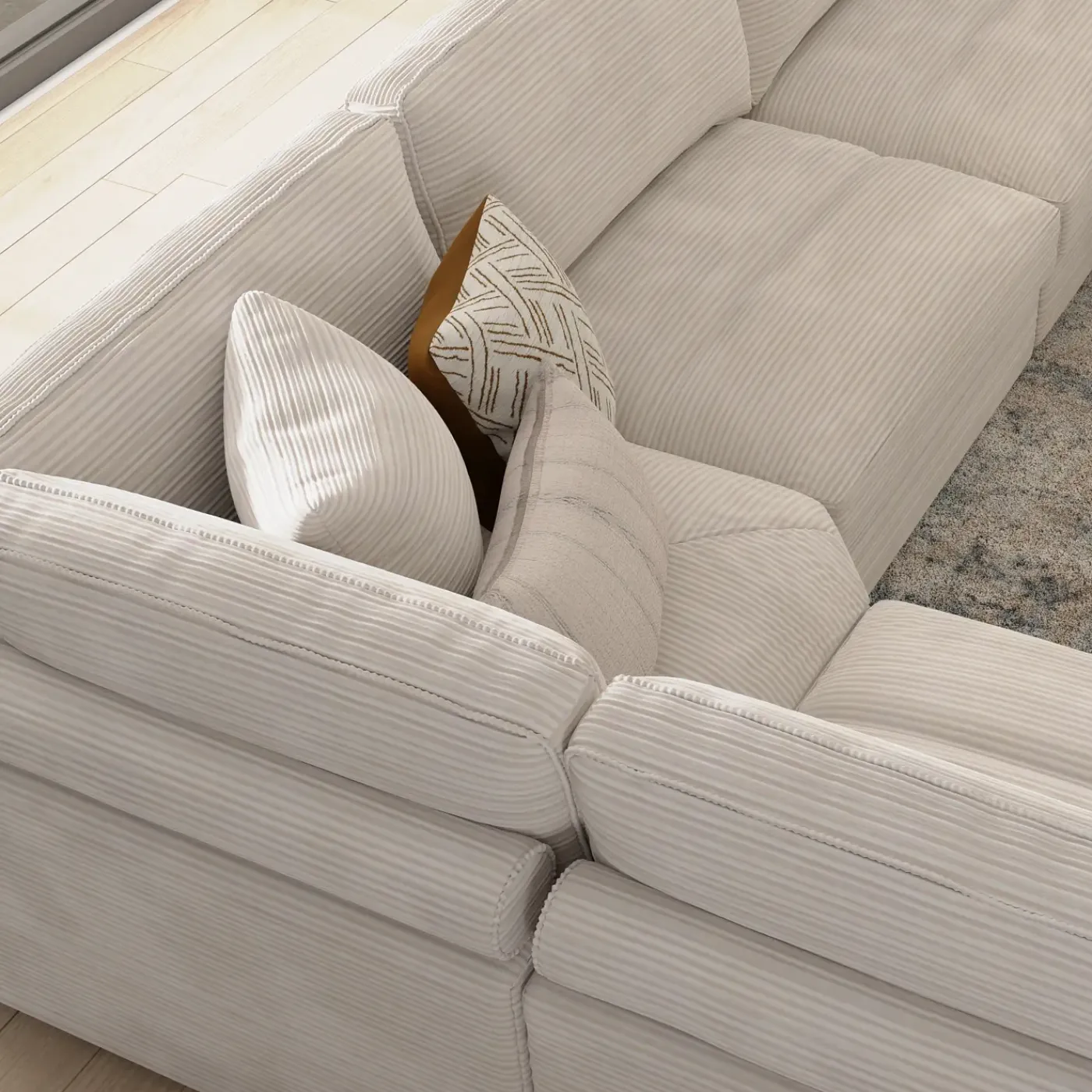 Best Sydney 5pc Modular Sectional Living Room Sets