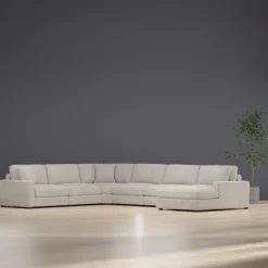 Sydney 6pc Right Chaise Sectional Living Room Sets